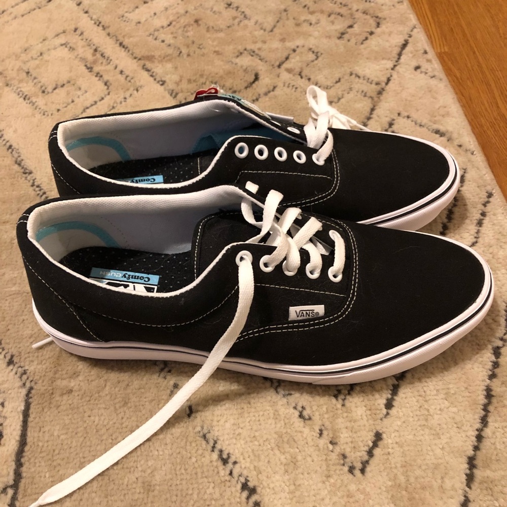 Black Vans Men’s Era Comfy Cush Shoes Size 11